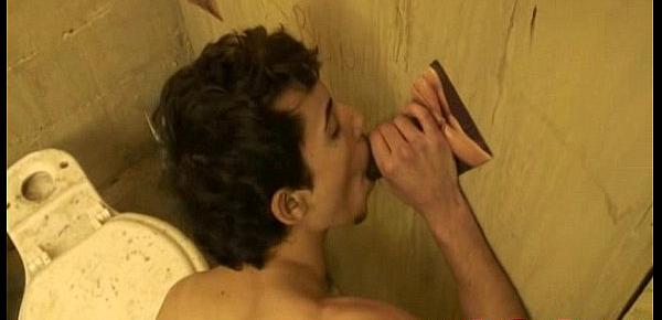  Gay Gloryhole Porn Ans Wet Gay Blowjobs 22